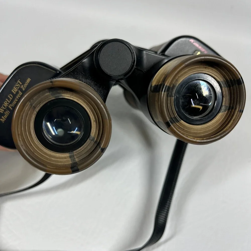 Kamakura Leo Japan 7X-15X35 Multi Powered Zoom Binoculars Camo with Case